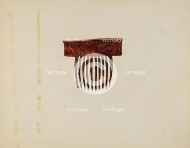 Comb, c. 1940. Creator: Irene Lawson.