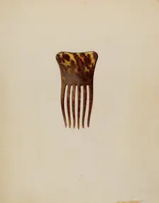 Comb, c. 1940. Creator: Irene Lawson