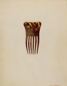 Comb, c. 1940. Creator: Irene Lawson