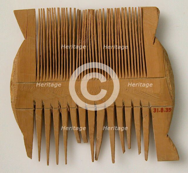 Comb, Coptic, 4th century. Creator: Unknown.