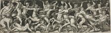 Combat of Centaurs and Lapiths, 1550/1572. Creator: Etienne Delaune