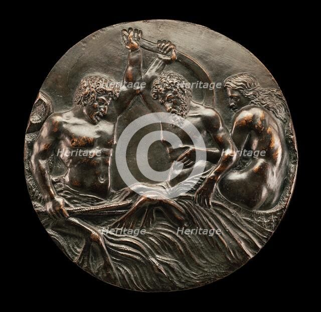 Combat of Ichthyocentaurs, early 16th century. Creator: Unknown.