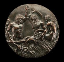 Combat of Ichthyocentaurs, early 16th century. Creator: Unknown