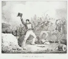 Combat à la Baionette, between 1825 and 1829. Creator: Auguste Raffet
