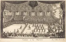 Combat at the Barrier, 1627. Creator: Jacques Callot