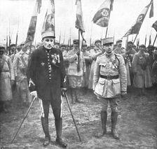 'Combat Aerien; "Au Nom De Guynemer….."; Le capitaine Heurteaux, convalescent..., 1917. Creator: Unknown