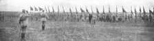 'Combat Aerien; "Au Nom De Guynemer….."; sur le terrain d'ou Guynemer s'envola..., 1917. Creator: Unknown