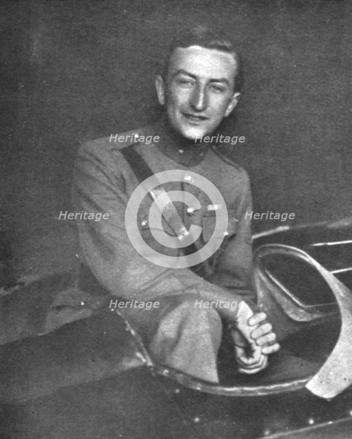 ''Combat Aerien; Parmi les forces alliees aerienes; L' "as" belge Willy Coppens', 1918. Creator: Unknown.