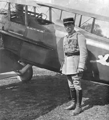 'Combat Aerien; Six Allemands "Descendus" en deux heures; le Sous-Lieutenant Fonck..., 1918. Creator: Unknown
