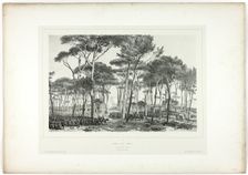 Combat in Pamfili, from Souvenirs d’Italie: Expédition de Rome, 1853. Creator: Auguste Raffet