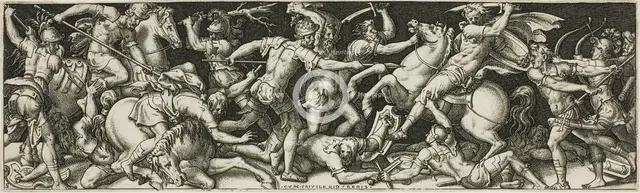 Combats and Triumphs, 1550/1572. Creator: Etienne Delaune.