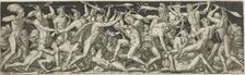 Combats and Triumphs: Battle of the Naked Men, 1550/1572. Creator: Etienne Delaune