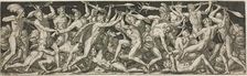 Combats and Triumphs: Battle of the Naked Men, 1550/1572. Creator: Etienne Delaune