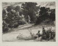 Combe Bottom. Creator: Francis Seymour Haden (British, 1818-1910)