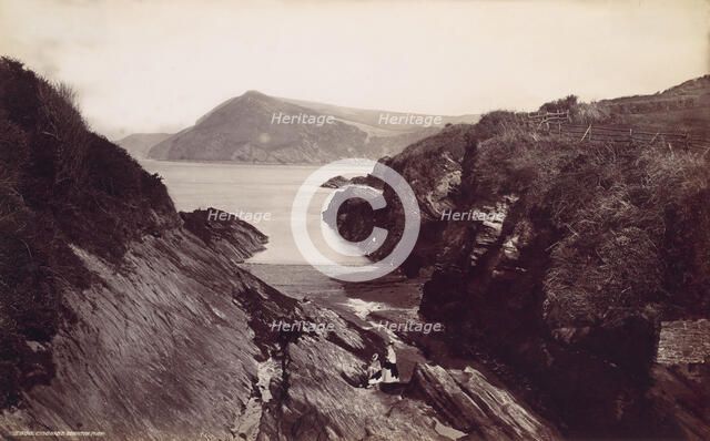 Combe Martin Bay, 1870s. Creator: Francis Frith.