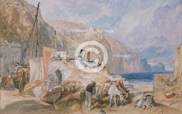 Combe Martin, Devonshire, c1824. Artist: JMW Turner.