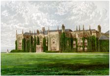 Combermere Abbey, Shropshire, home of Viscount Combermere, c1880