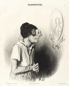 Combien je regrette..., 1840. Creator: Honore Daumier