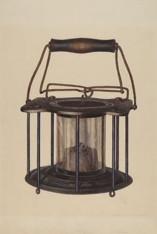 Combination Lantern/Stove, c. 1939. Creator: Edward L Loper