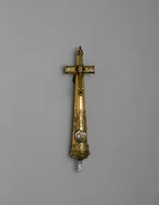 Combination Spanner-Primer Flask-Screwdriver with the Coat of Arms of the Haller von..., c. 1600. Creator: Unknown