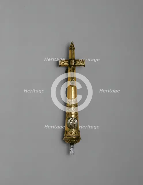 Combination Spanner-Primer Flask-Screwdriver with the Coat of Arms of the Haller von..., c. 1600. Creator: Unknown.
