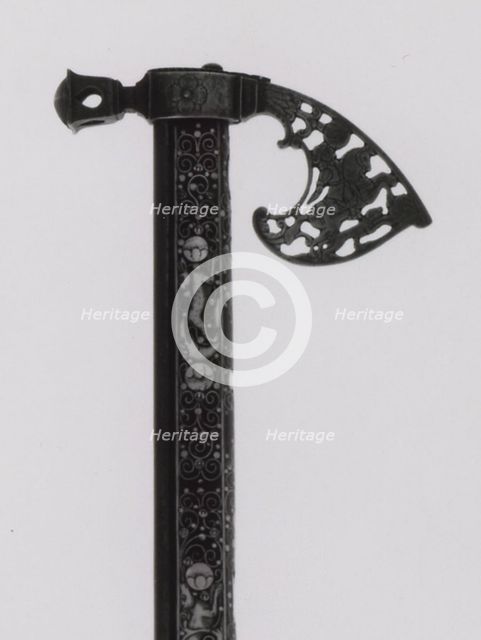 Combined Axe-Flintlock Gun-Dagger, Silesia, 1660/80. Creator: Unknown.