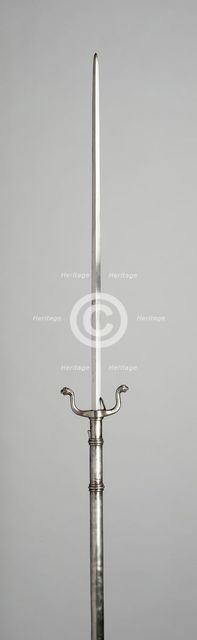 Combined Brandistock and Musket Rest, Italy, northern, 17th century. Creator: Unknown.