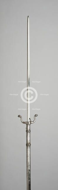 Combined Brandistock and Musket Rest, Italy, northern, 17th century. Creator: Unknown.