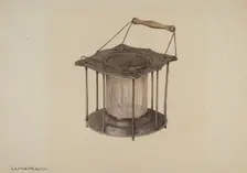 Combined Stove and Lantern, c. 1940. Creator: Lester Kausch