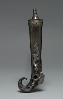 Combined Priming Flask and Wheel-Lock Spanner, c. 1600-1650. Creator: Unknown