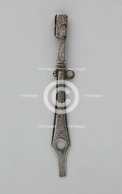 Combined Wheel-Lock Spanner and Turnscrew, Saxony, second half of 16th century. Creator: Unknown.