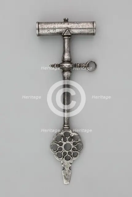 Combined Wheel-Lock Spanner and Screwdriver, Germany, 1570/1600. Creator: Unknown.