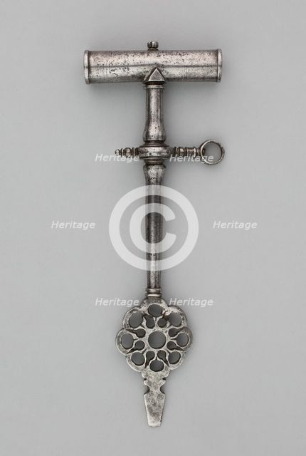 Combined Wheel-Lock Spanner and Screwdriver, Germany, 1570/1600. Creator: Unknown.