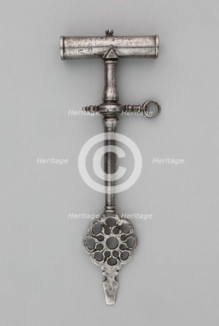 Combined Wheel-Lock Spanner and Screwdriver, Germany, 1570/1600. Creator: Unknown.