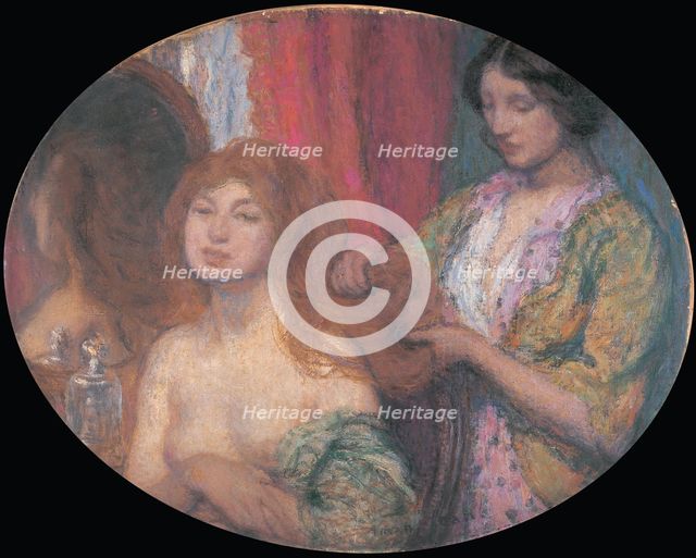 Combing the Hair, c. 1912.