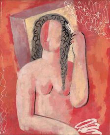 Combing (Morning), 1931. Creator: Mikulas Galanda