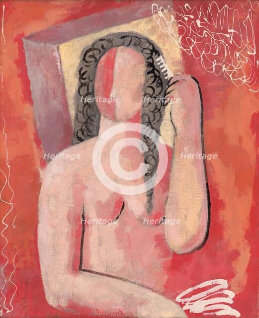 Combing (Morning), 1931. Creator: Mikulas Galanda.