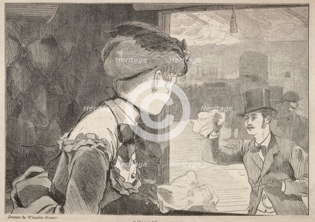 "Come!", 1869. Creator: Winslow Homer (American, 1836-1910).