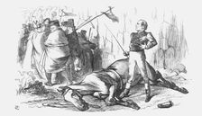 Come a Cropper!, 1873. Artist: Joseph Swain