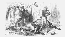 "Come a Cropper!", 1873. Creator: Joseph Swain