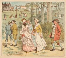 Come Lasses and Lads c1885, (1934). Creator: Randolph Caldecott