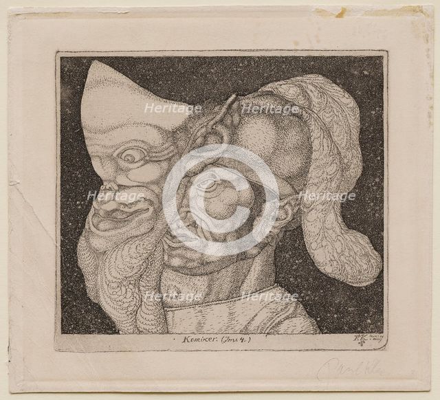 Comedian, (Invention 4), 1904. Creator: Paul Klee.