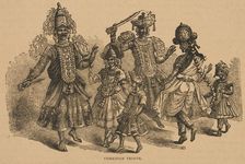 Comedian Troupe from "Hagenbeck's World Renowned Ceylonese Exhibition", 1886. Creator: Unknown