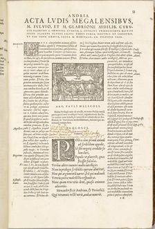 Comédies de Térence by Jean de Roigny, 1552. Creator: Anonymous
