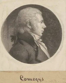 Comegys, 1798-1803. Creator: Charles Balthazar Julien Févret de Saint-Mémin