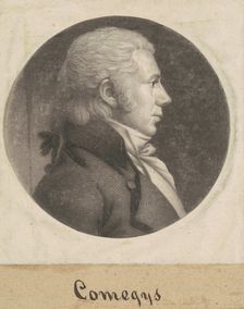 Comegys, 1798-1803. Creator: Charles Balthazar Julien Févret de Saint-Mémin