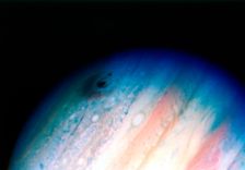 Comet Shoemaker-Levy colliding with Jupiter, 20 July 1994. Creator: Unknown