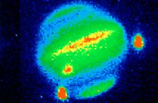 Comet Shoemaker-Levy colliding with Jupiter, 20 July 1994. Creator: Unknown