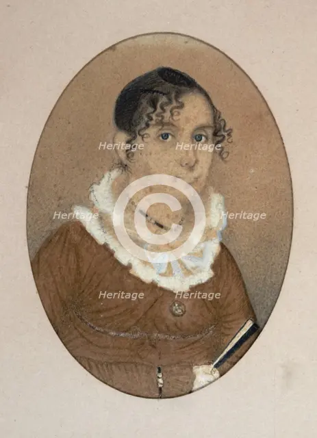 Comfort Cory Borden, Mother of Thomas Wix Borden, ca. 1820. Creator: Unknown.
