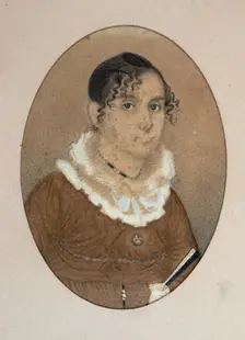 Comfort Cory Borden, Mother of Thomas Wix Borden, ca. 1820. Creator: Unknown